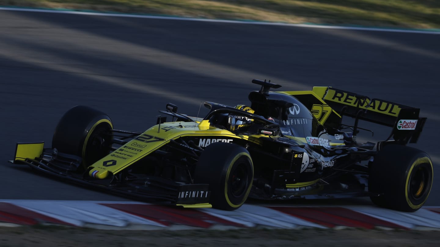 CIRCUIT DE BARCELONA-CATALUNYA, SPAIN - FEBRUARY 27: Nico Hulkenberg, Renault F1 Team R.S. 19 during the Barcelona February testing II at Circuit de Barcelona-Catalunya on February 27, 2019 in Circuit de Barcelona-Catalunya, Spain. (Photo by Zak Mauger / LAT Images)