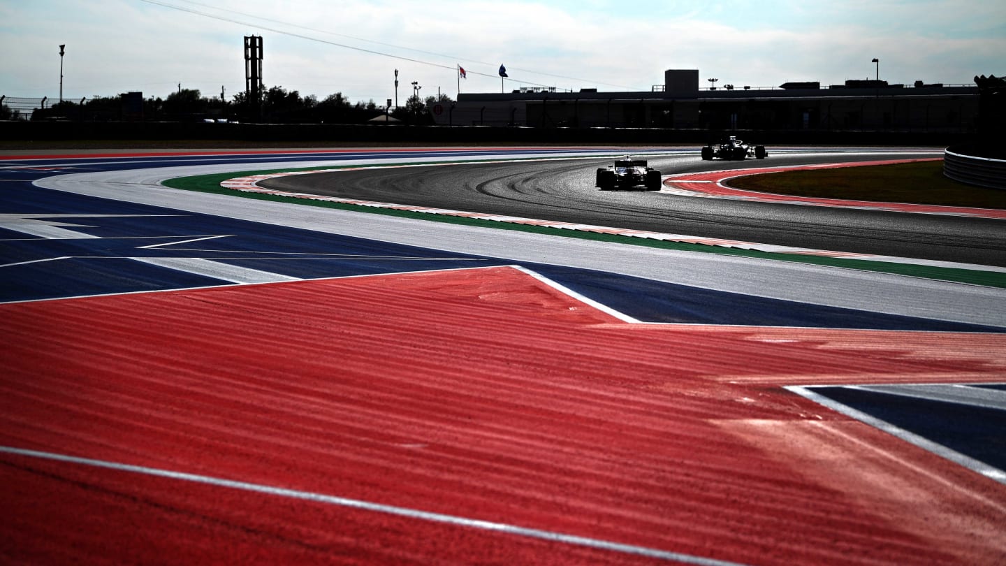 AUSTIN, TEXAS - NOVEMBER 01: Kimi Raikkonen of Finland driving the (7) Alfa Romeo Racing C38 Ferrari on track during practice for the F1 Grand Prix of USA at Circuit of The Americas on November 01, 2019 in Austin, Texas. (Photo by Clive Mason/Getty Images)
