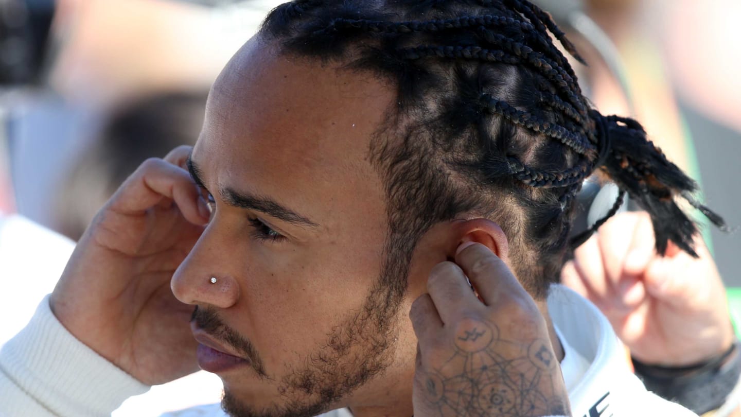 AUSTIN, TEXAS - NOVEMBER 03: Lewis Hamilton of Great Britain and Mercedes GP prepares to drive on