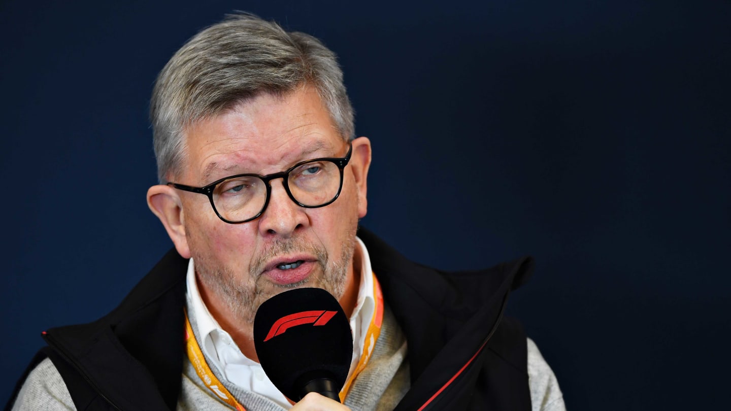 AUSTIN, TEXAS - OCTOBER 31: Ross Brawn, Managing Director (Sporting) of the Formula One Group,