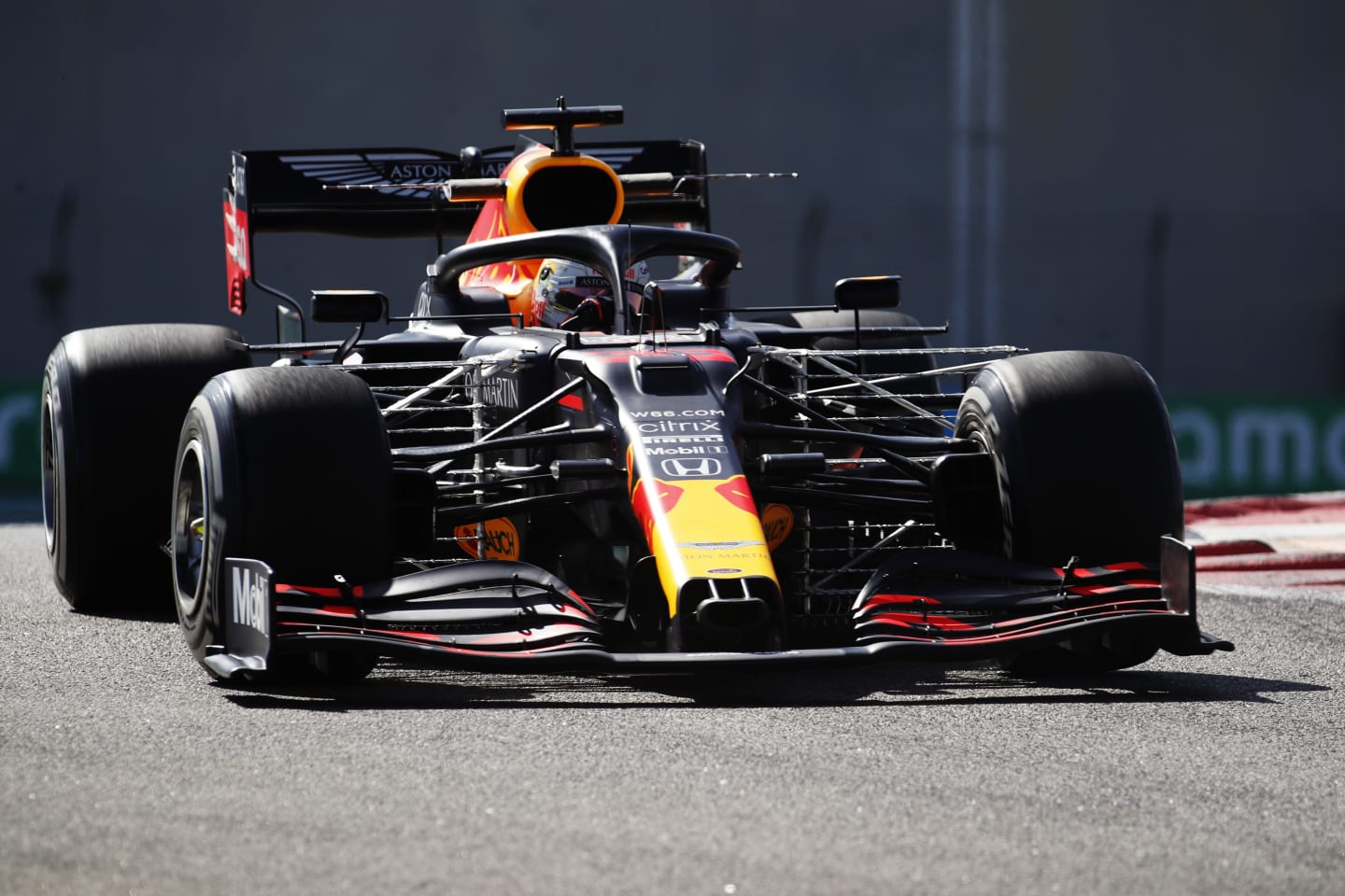ABU DHABI, UNITED ARAB EMIRATES - DECEMBER 11: Max Verstappen of the Netherlands driving the (33)