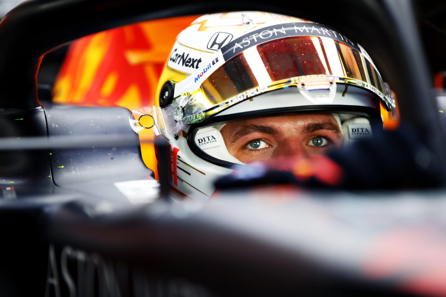 ABU DHABI, UNITED ARAB EMIRATES - DECEMBER 11: Max Verstappen of Netherlands and Red Bull Racing