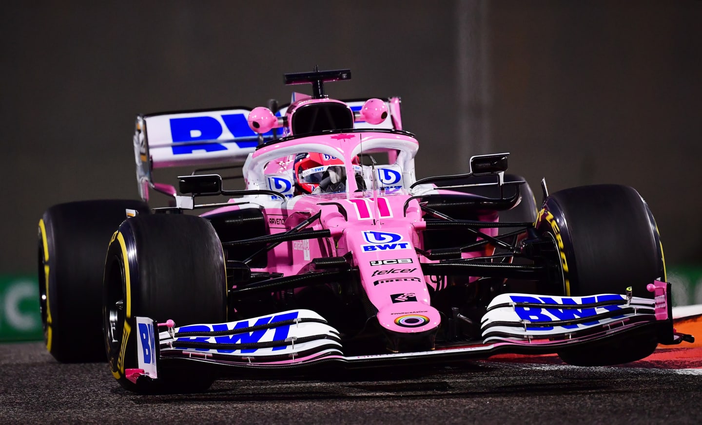 ABU DHABI, UNITED ARAB EMIRATES - DECEMBER 11: Sergio Perez of Mexico driving the (11) Racing Point