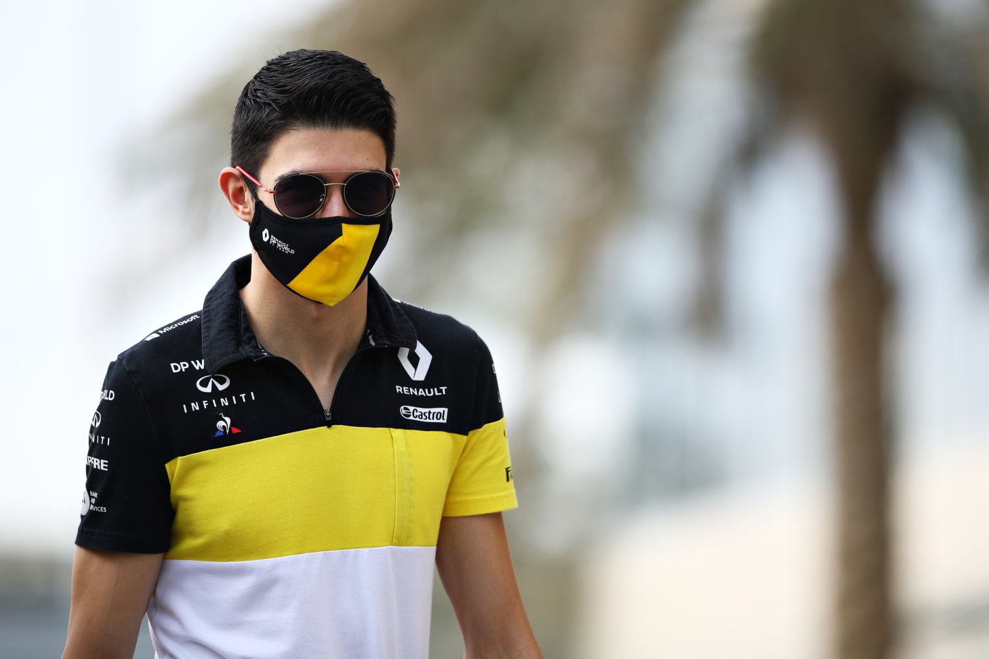 ABU DHABI, UNITED ARAB EMIRATES - DECEMBER 12: Esteban Ocon of France and Renault Sport F1 walks in