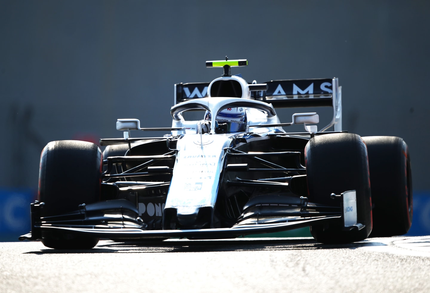 ABU DHABI, UNITED ARAB EMIRATES - DECEMBER 12: Nicholas Latifi of Canada driving the (6) Williams Racing FW43 Mercedes on track during final practice ahead of the F1 Grand Prix of Abu Dhabi at Yas Marina Circuit on December 12, 2020 in Abu Dhabi, United Arab Emirates. (Photo by Bryn Lennon/Getty Images)