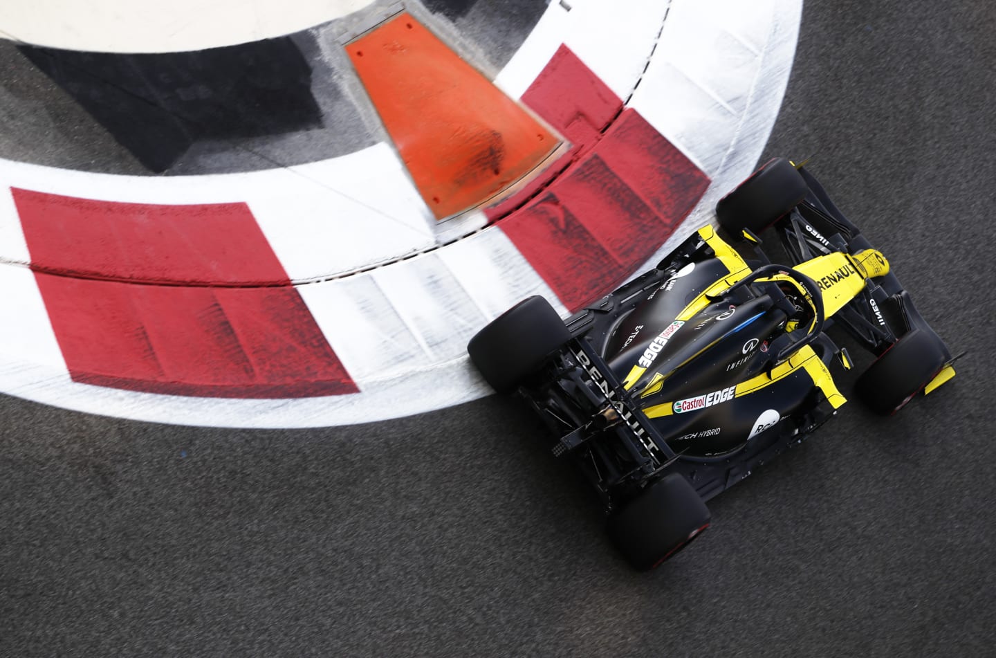 ABU DHABI, UNITED ARAB EMIRATES - DECEMBER 12: Daniel Ricciardo of Australia driving the (3) Renault Sport Formula One Team RS20 on track during final practice ahead of the F1 Grand Prix of Abu Dhabi at Yas Marina Circuit on December 12, 2020 in Abu Dhabi, United Arab Emirates. (Photo by Hamad I Mohammed - Pool/Getty Images)