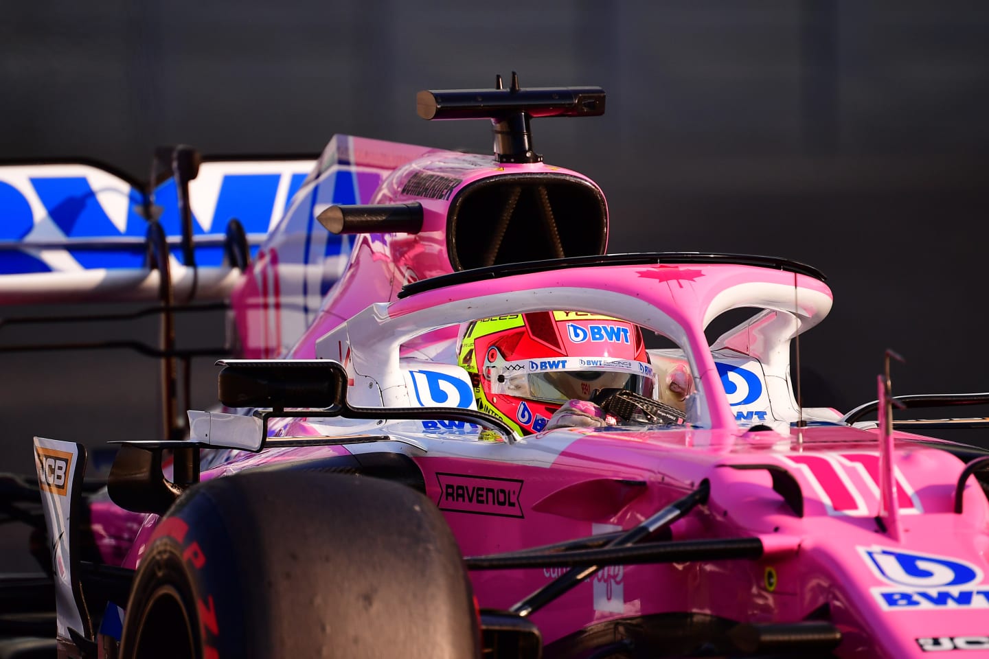 ABU DHABI, UNITED ARAB EMIRATES - DECEMBER 12: Sergio Perez of Mexico driving the (11) Racing Point