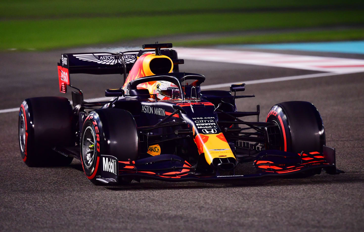 ABU DHABI, UNITED ARAB EMIRATES - DECEMBER 12: Max Verstappen of the Netherlands driving the (33)