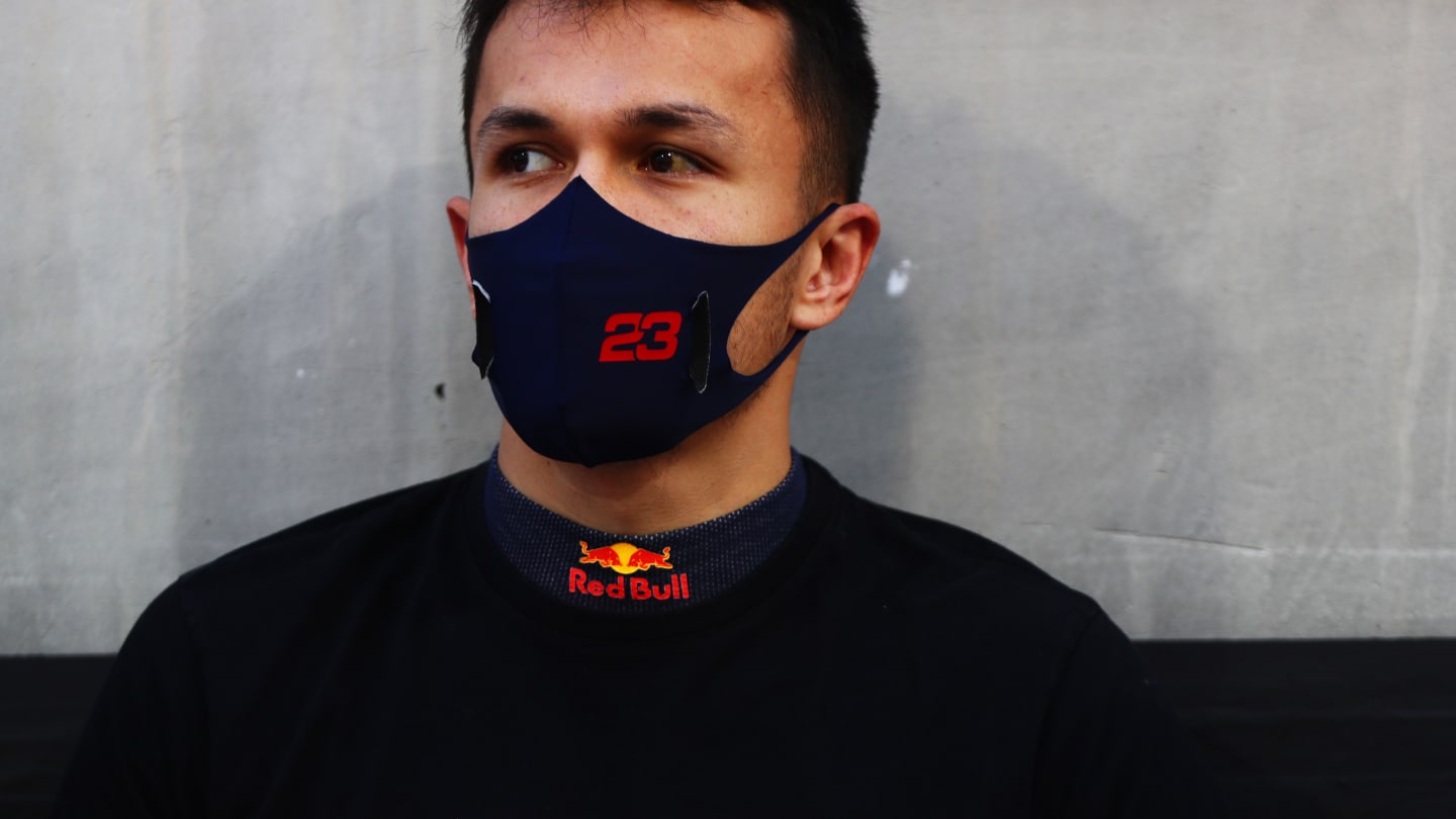 ABU DHABI, UNITED ARAB EMIRATES - DECEMBER 13: Alexander Albon of Thailand and Red Bull Racing