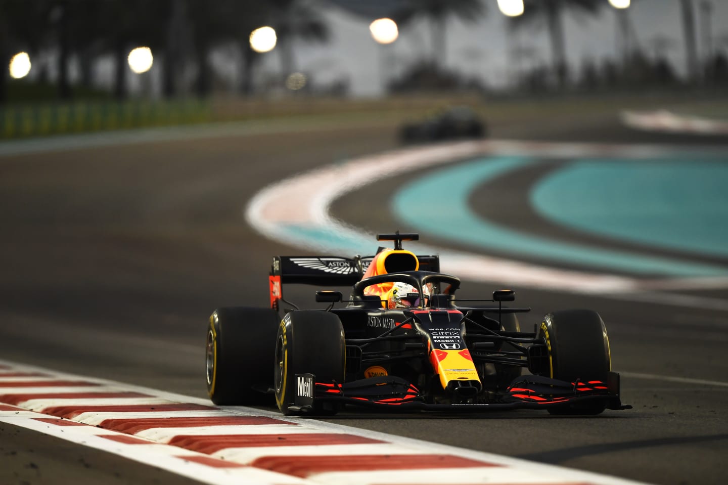 ABU DHABI, UNITED ARAB EMIRATES - DECEMBER 13: Max Verstappen of the Netherlands driving the (33)