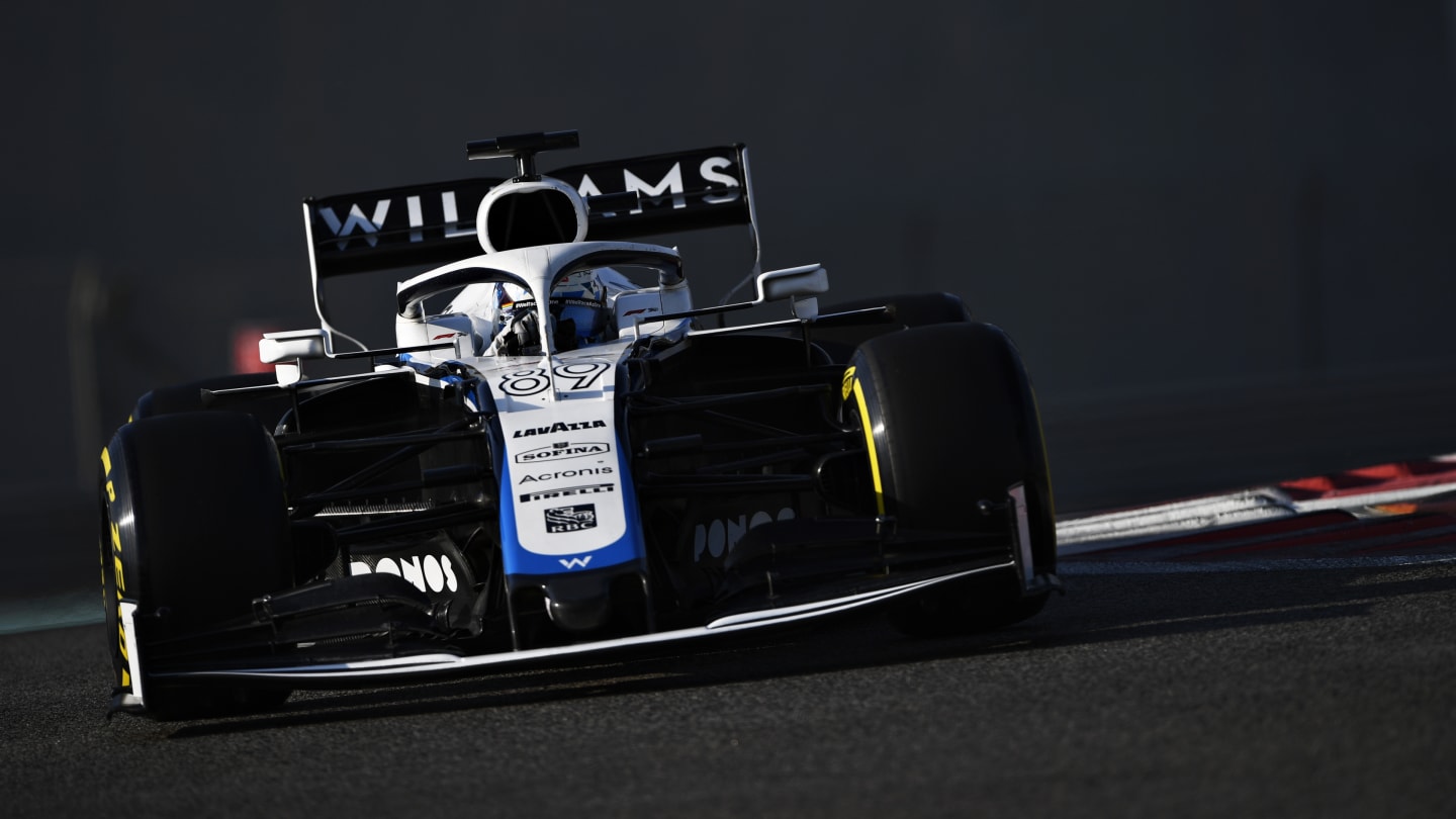 ABU DHABI, UNITED ARAB EMIRATES - DECEMBER 15: Jack Aitken of Great Britain driving the Williams