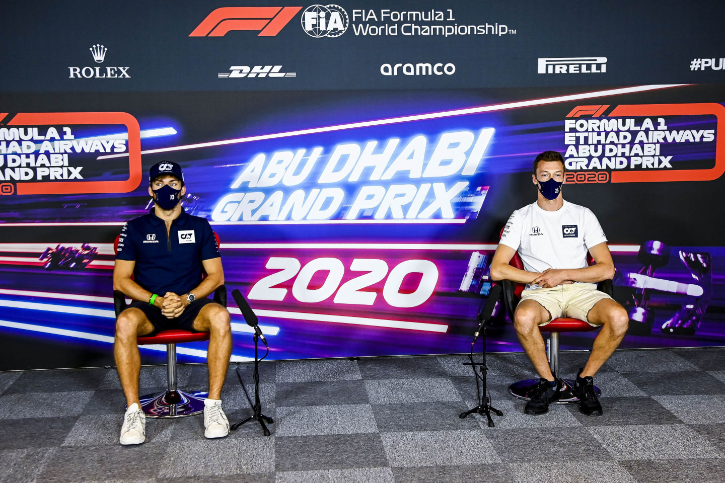 ABU DHABI, UNITED ARAB EMIRATES - DECEMBER 10: Pierre Gasly of France and Scuderia AlphaTauri and