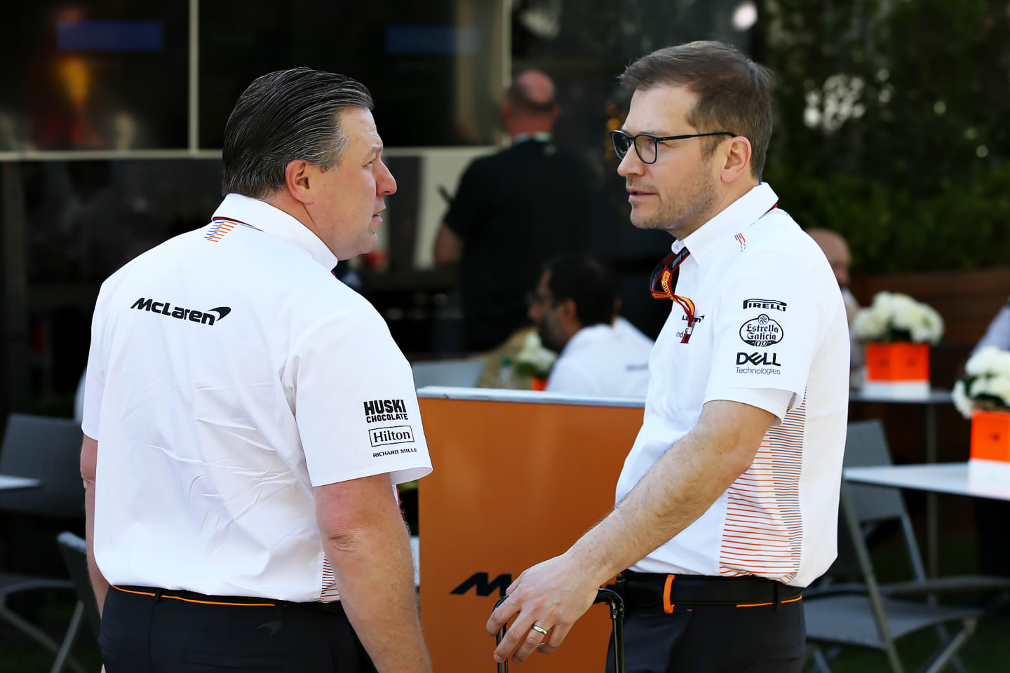 MELBOURNE, AUSTRALIA - MARCH 12: McLaren Chief Executive Officer Zak Brown and McLaren Team