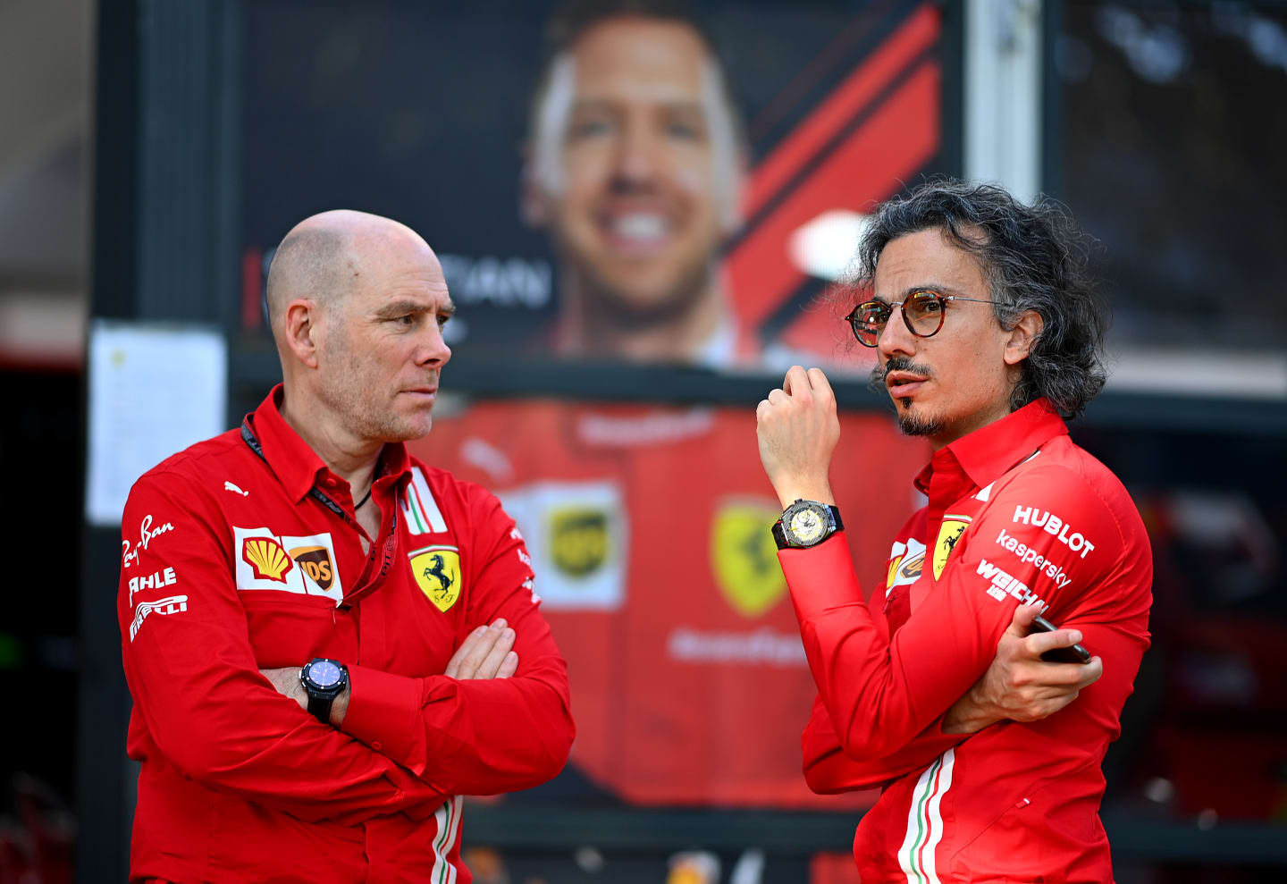 MELBOURNE, AUSTRALIA - MARCH 12: Jock Clear, Head of Engineering, Scuderia Ferrari and Laurent