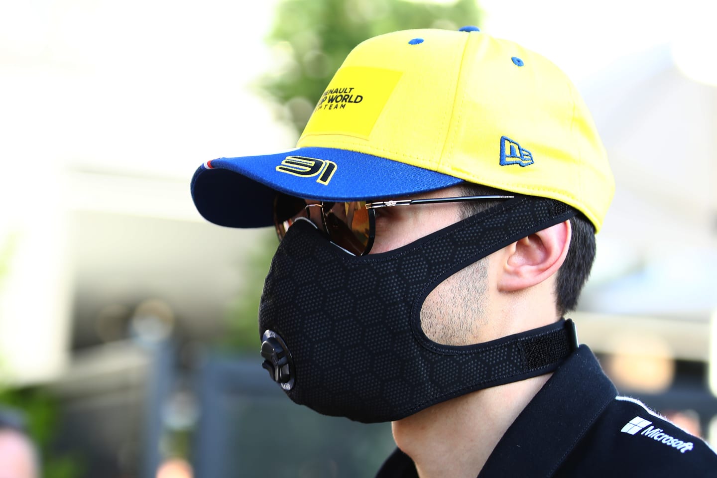 MELBOURNE, AUSTRALIA - MARCH 12: Esteban Ocon of France and Renault Sport F1 walks through the