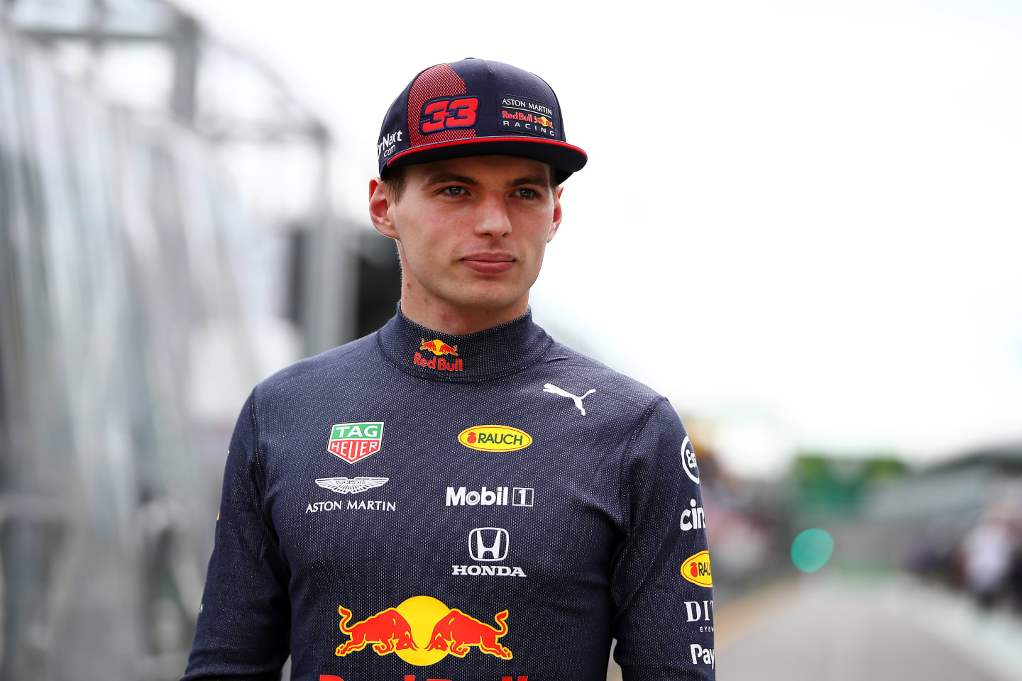 MELBOURNE, AUSTRALIA - MARCH 12: Max Verstappen of Netherlands and Red Bull Racing walks in the