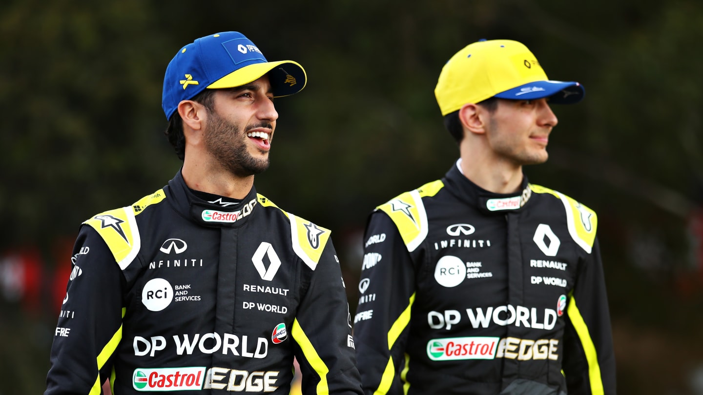 MELBOURNE, AUSTRALIA - MARCH 11: Daniel Ricciardo of Australia and Renault Sport F1 and Esteban