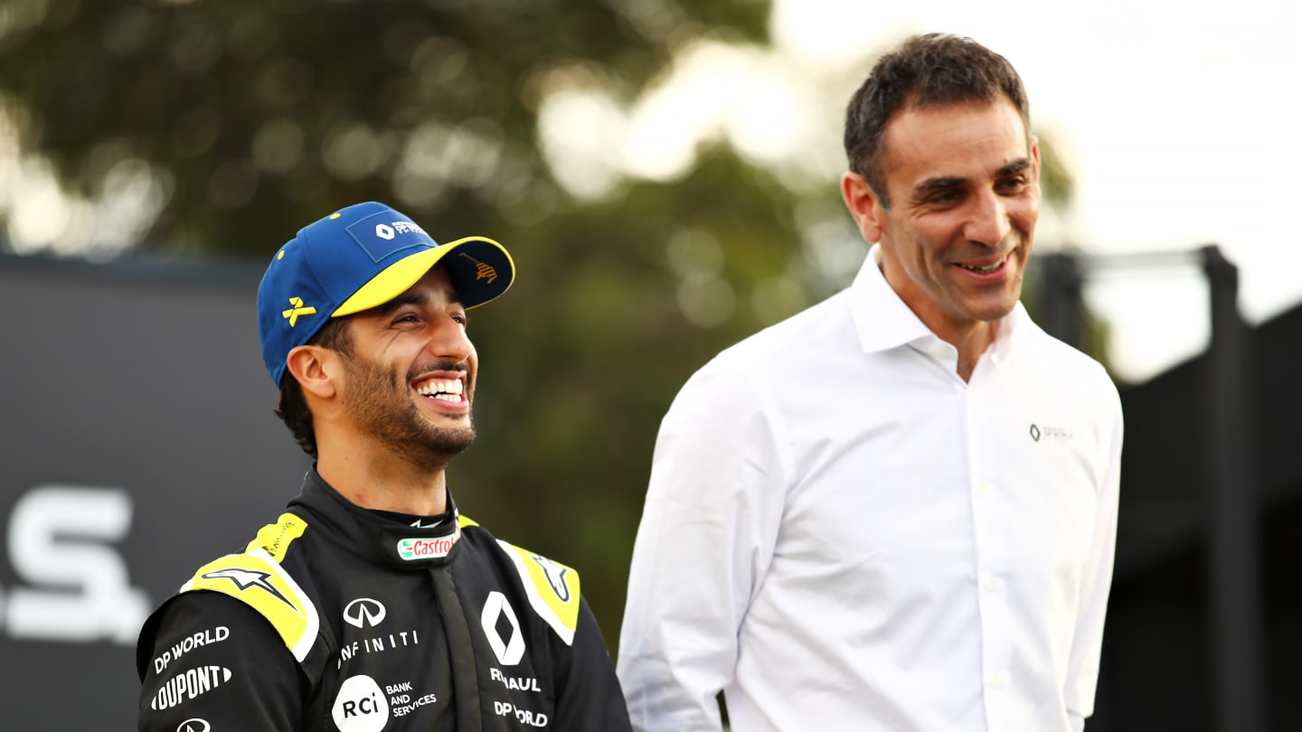 MELBOURNE, AUSTRALIA - MARCH 11: Daniel Ricciardo of Australia and Renault Sport F1 and Renault