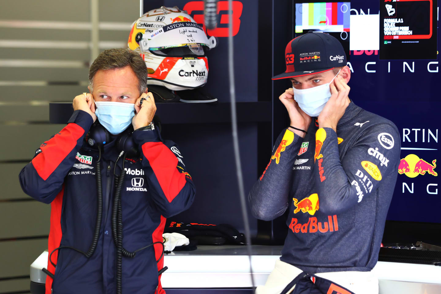 SPIELBERG, AUSTRIA - JULY 03: Max Verstappen of Netherlands and Red Bull Racing and Red Bull Racing