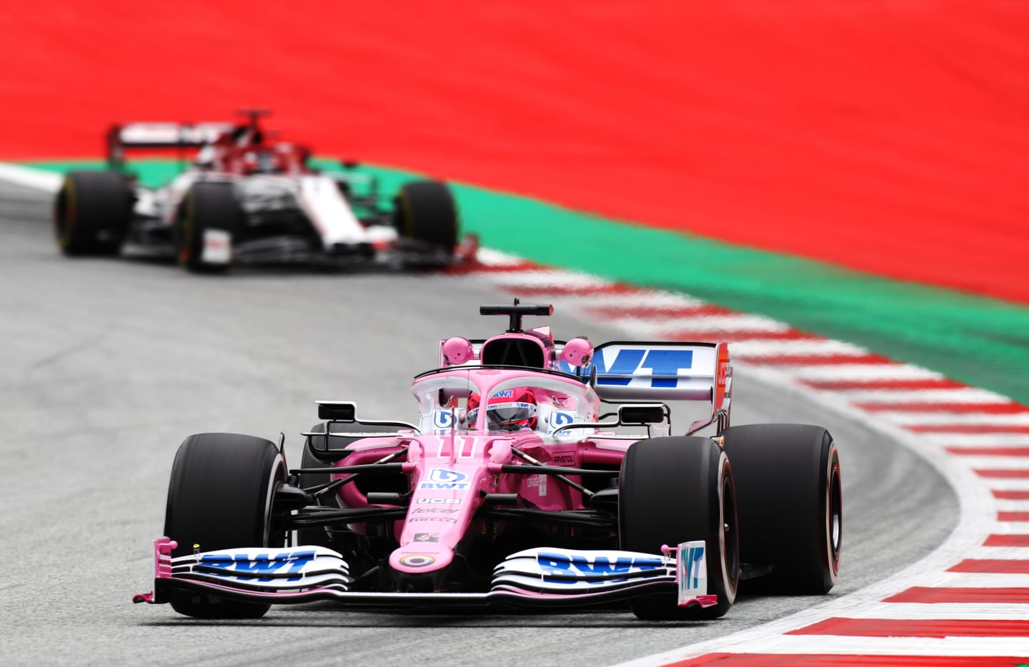 SPIELBERG, AUSTRIA - JULY 03: Sergio Perez of Mexico driving the (11) Racing Point RP20 Mercedes on