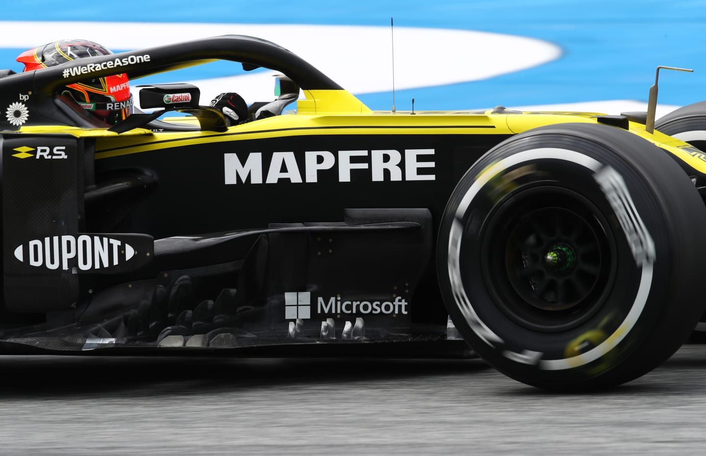 SPIELBERG, AUSTRIA - JULY 03: Esteban Ocon of France driving the (31) Renault Sport Formula One