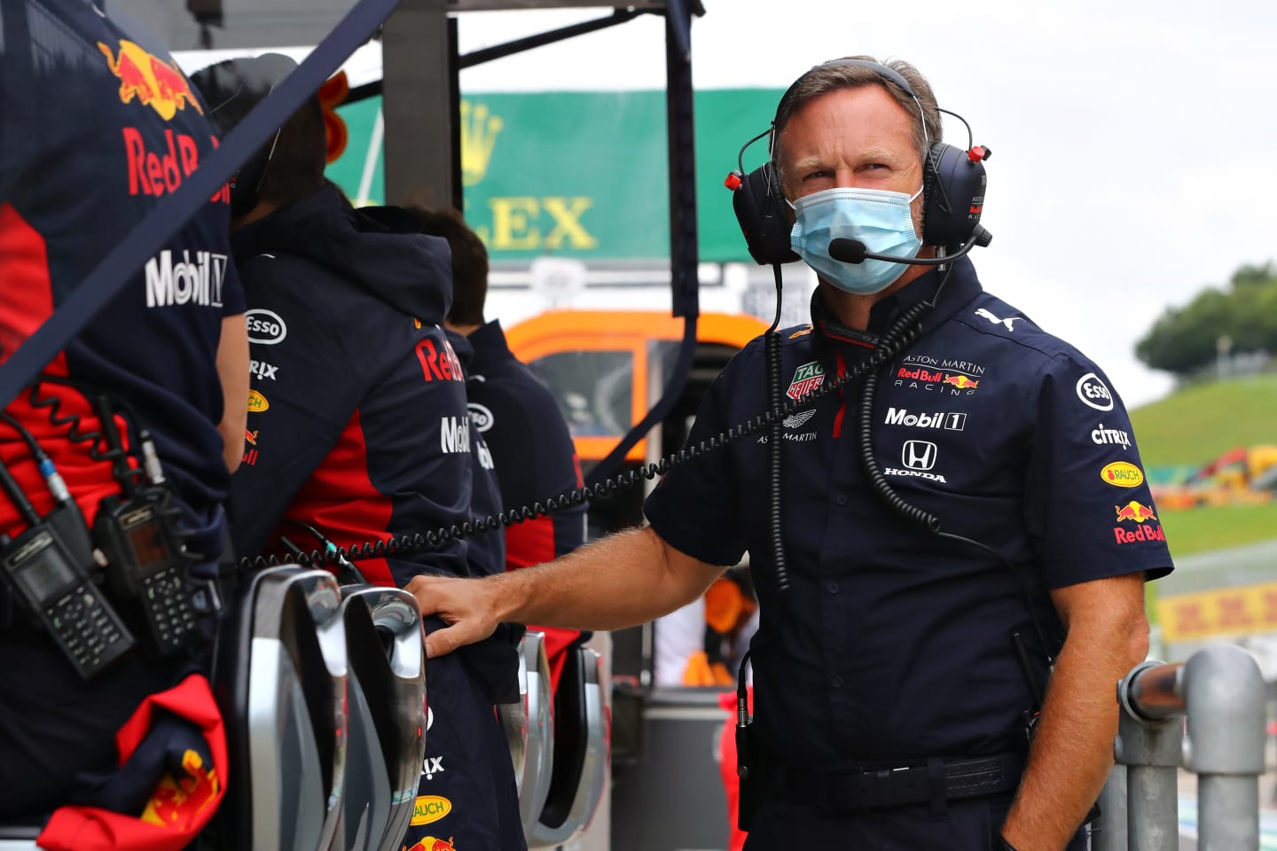 SPIELBERG, AUSTRIA - JULY 03: Red Bull Racing Team Principal Christian Horner looks on from the