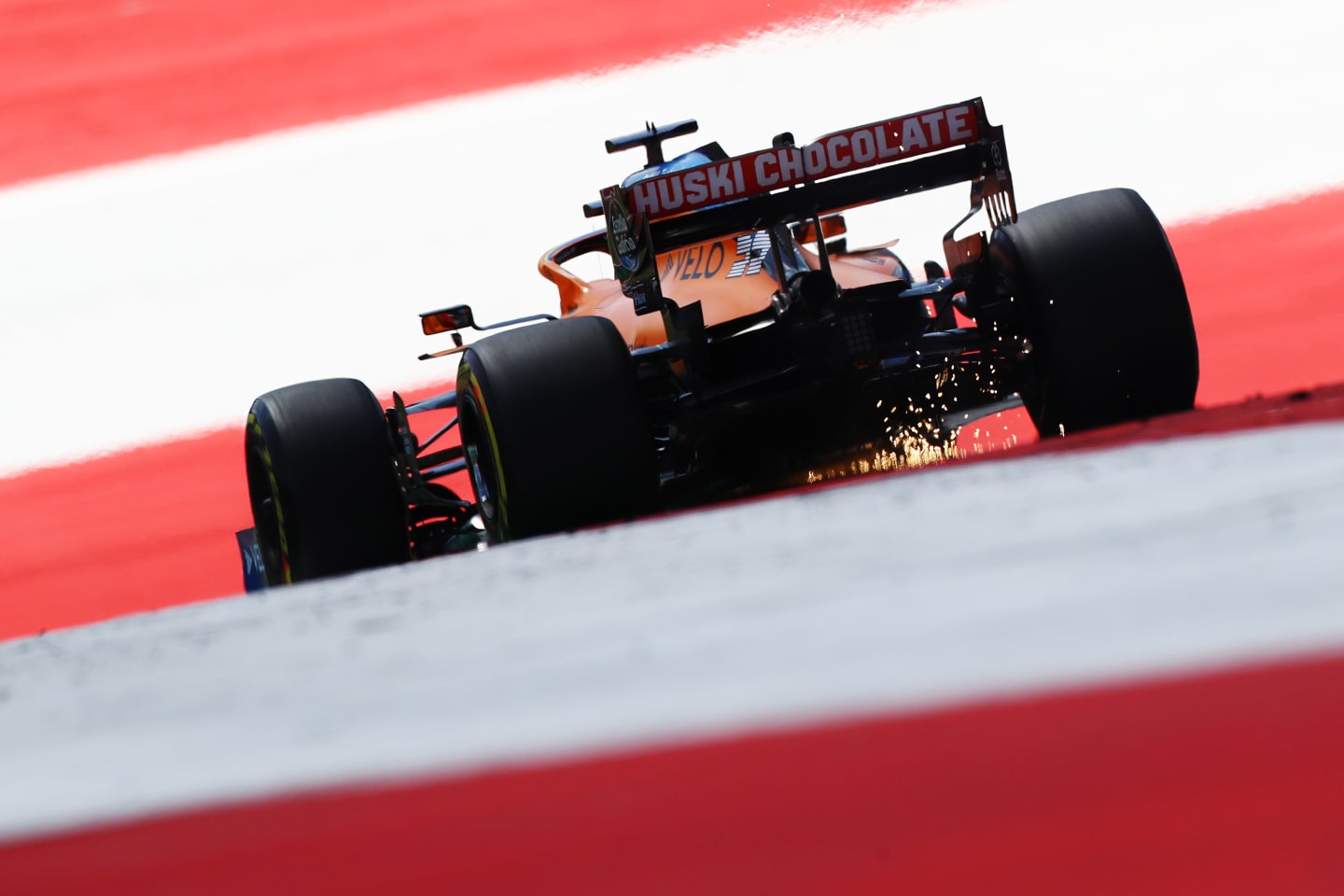 SPIELBERG, AUSTRIA - JULY 04: Carlos Sainz of Spain driving the (55) McLaren F1 Team MCL35 Renault on track during final practice for the Formula One Grand Prix of Austria at Red Bull Ring on July 04, 2020 in Spielberg, Austria. (Photo by Mark Thompson/Getty Images)