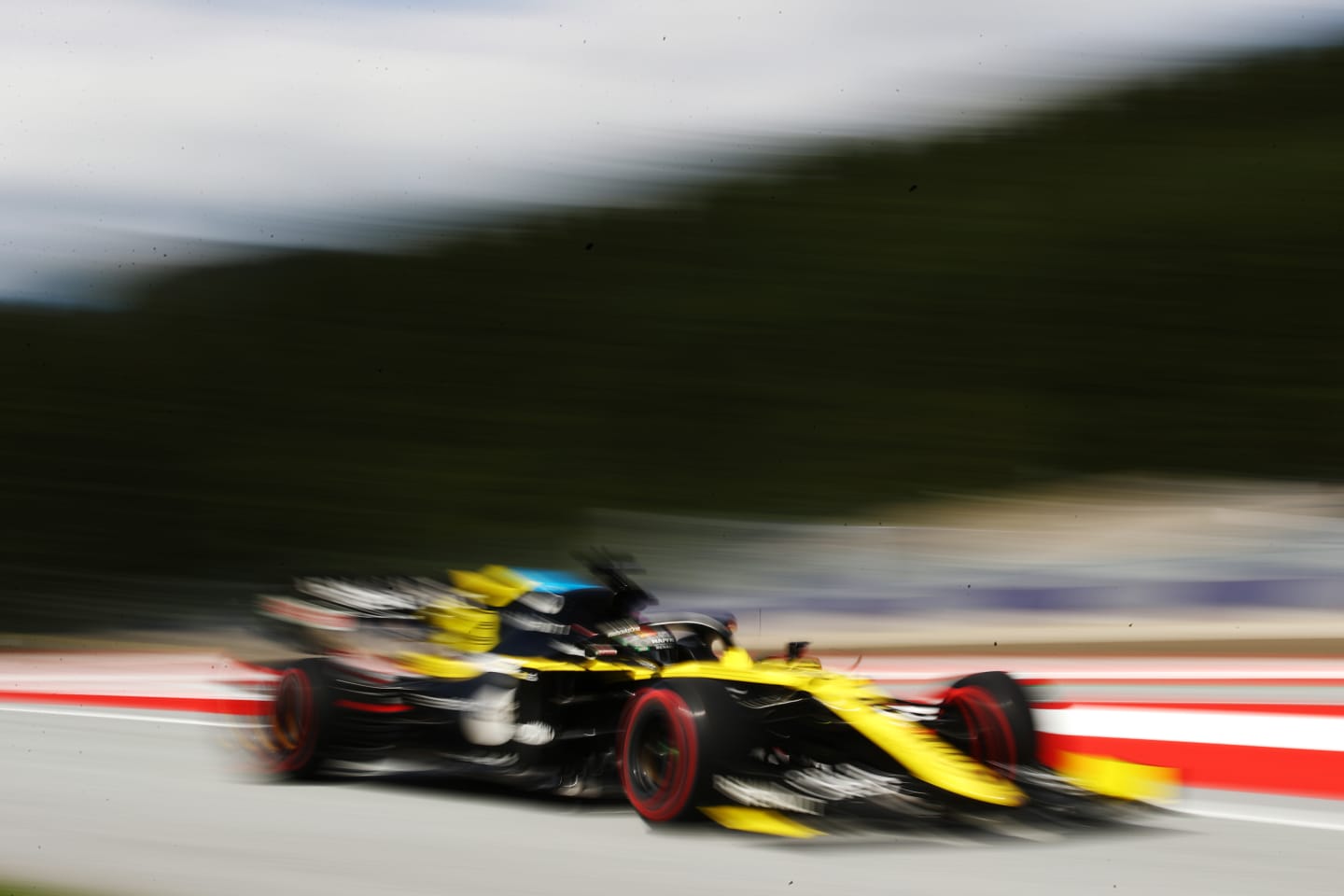 SPIELBERG, AUSTRIA - JULY 04: Daniel Ricciardo of Australia driving the (3) Renault Sport Formula