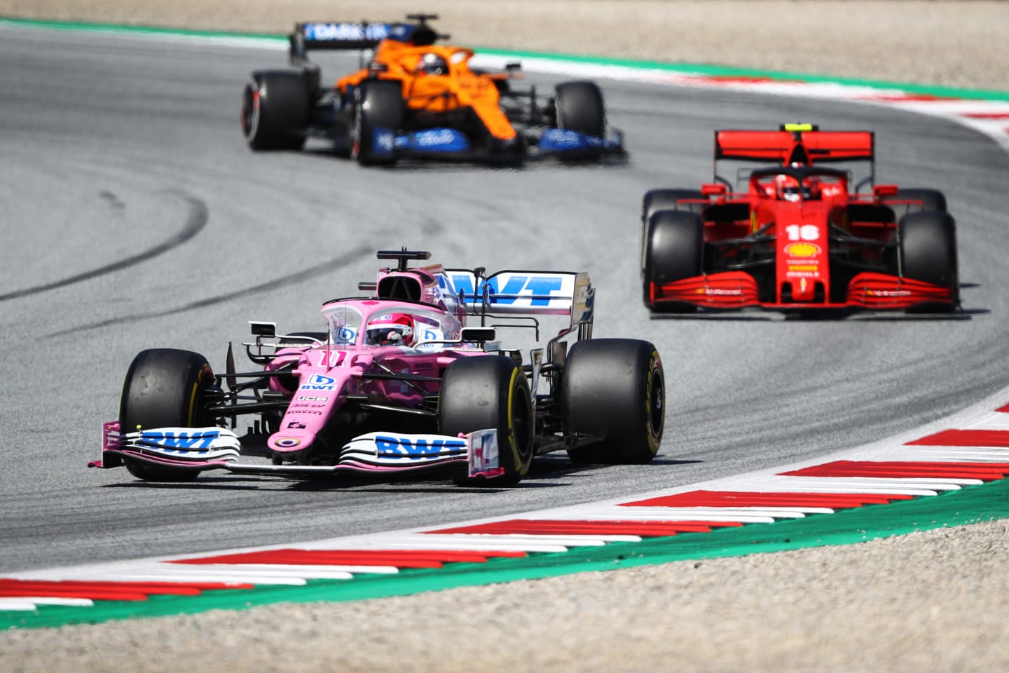 SPIELBERG, AUSTRIA - JULY 05: Sergio Perez of Mexico driving the (11) Racing Point RP20 Mercedes