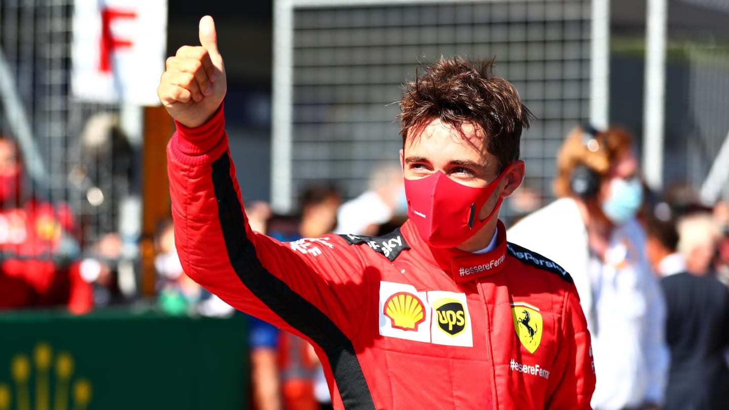 SPIELBERG, AUSTRIA - JULY 05: Second place Charles Leclerc of Monaco and Ferrari during the Formula