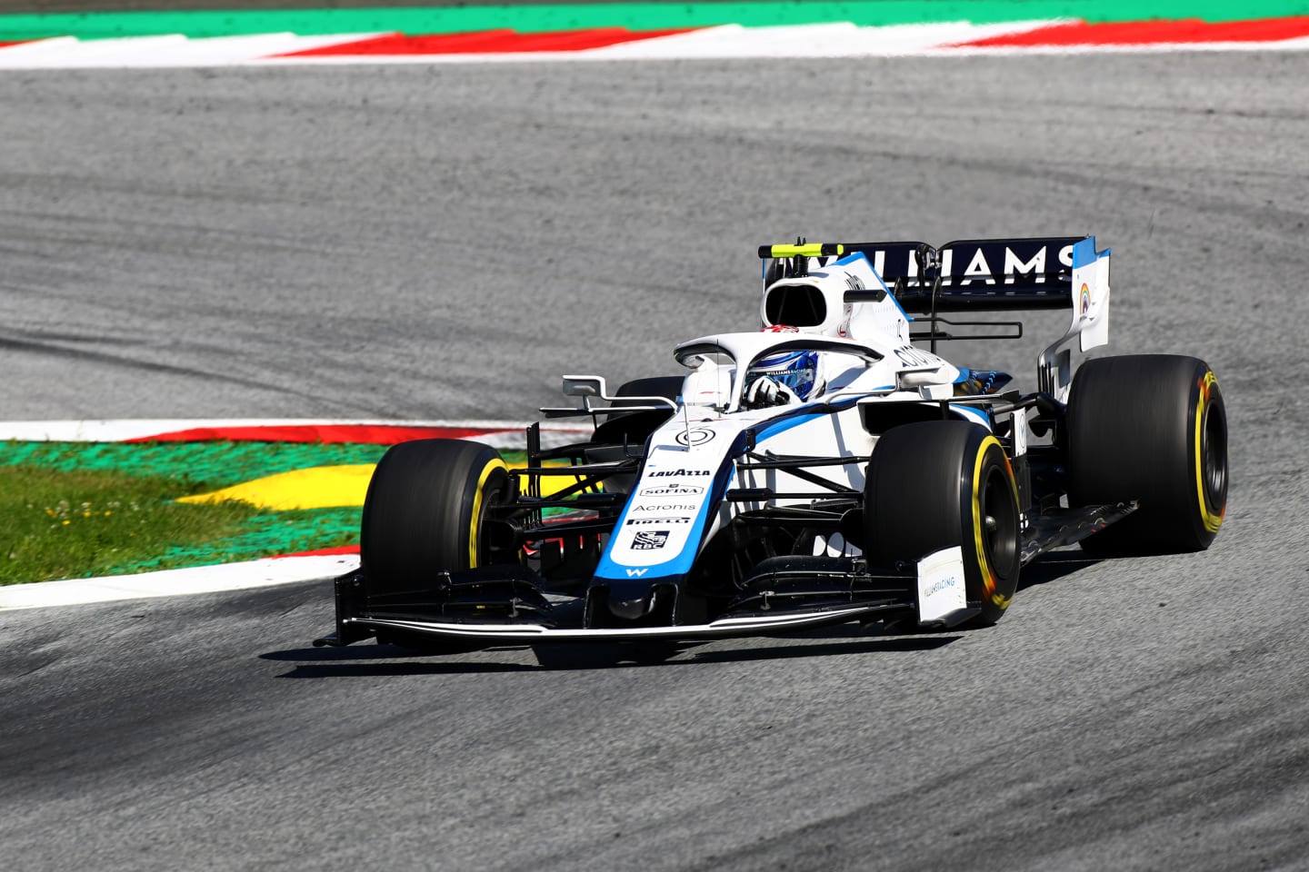 SPIELBERG, AUSTRIA - JULY 05: Nicholas Latifi of Canada driving the (6) Williams Racing FW43 Mercedes during the Formula One Grand Prix of Austria at Red Bull Ring on July 05, 2020 in Spielberg, Austria. (Photo by Mark Thompson/Getty Images)