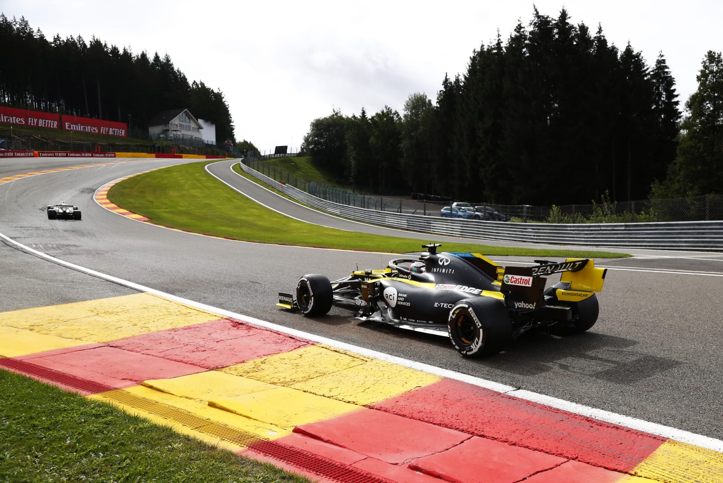 SPA, BELGIUM - AUGUST 28: Daniel Ricciardo of Australia driving the (3) Renault Sport Formula One
