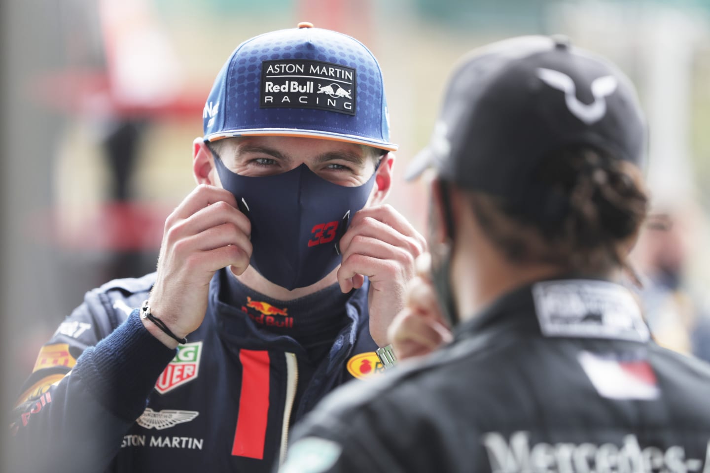 SPA, BELGIUM - AUGUST 30: Third placed Max Verstappen of Netherlands and Red Bull Racing speaks