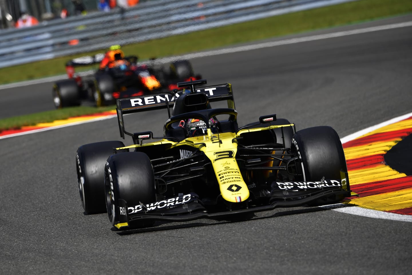 SPA, BELGIUM - AUGUST 30: Daniel Ricciardo of Australia driving the (3) Renault Sport Formula One