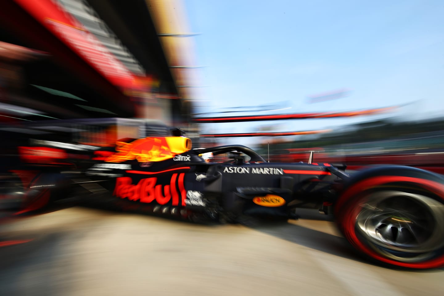 IMOLA, ITALY - OCTOBER 31: Max Verstappen of the Netherlands driving the (33) Aston Martin Red Bull