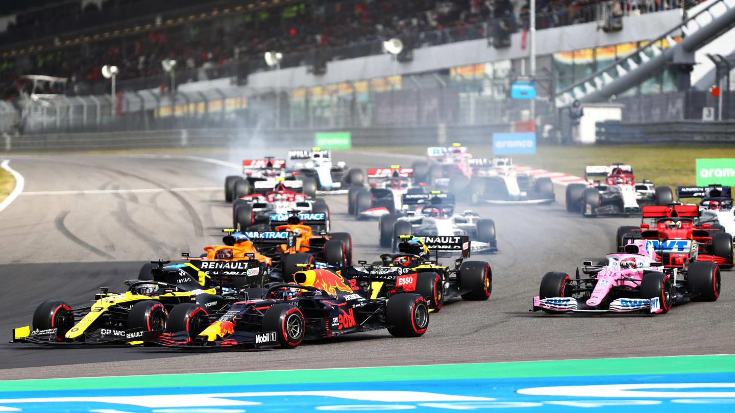 NUERBURG, GERMANY - OCTOBER 11: Alexander Albon of Thailand driving the (23) Aston Martin Red Bull