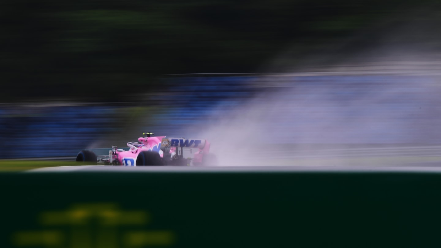 BUDAPEST, HUNGARY - JULY 17: Lance Stroll of Canada driving the (18) Racing Point RP20 Mercedes on