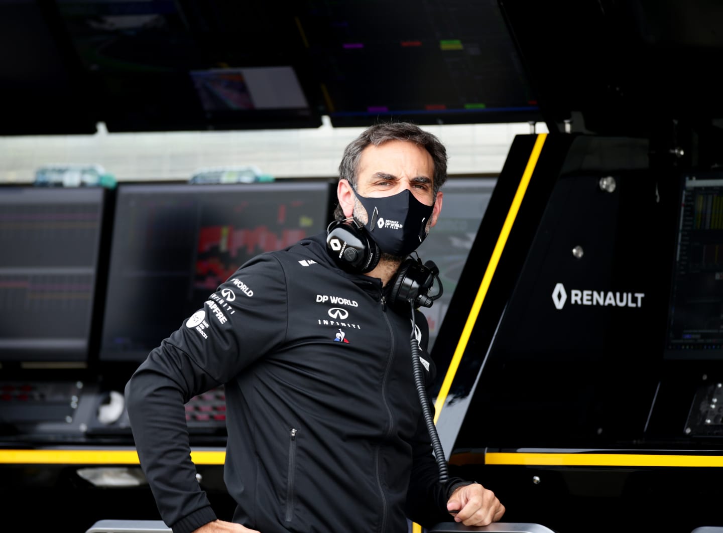 BUDAPEST, HUNGARY - JULY 18: Renault Sport F1 Managing Director Cyril Abiteboul looks on from the