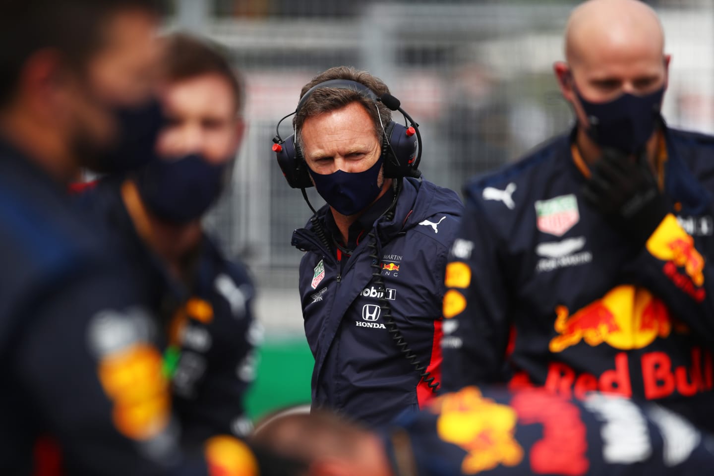 BUDAPEST, HUNGARY - JULY 19: Red Bull Racing Team Principal Christian Horner is seen on the grid