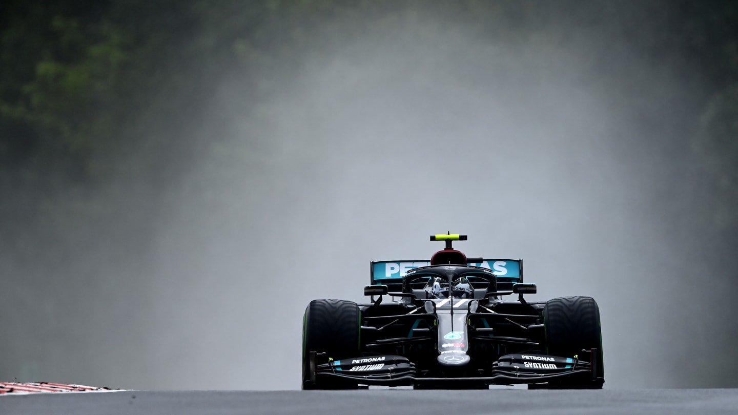 BUDAPEST, HUNGARY - JULY 19: Valtteri Bottas of Finland driving the (77) Mercedes AMG Petronas F1