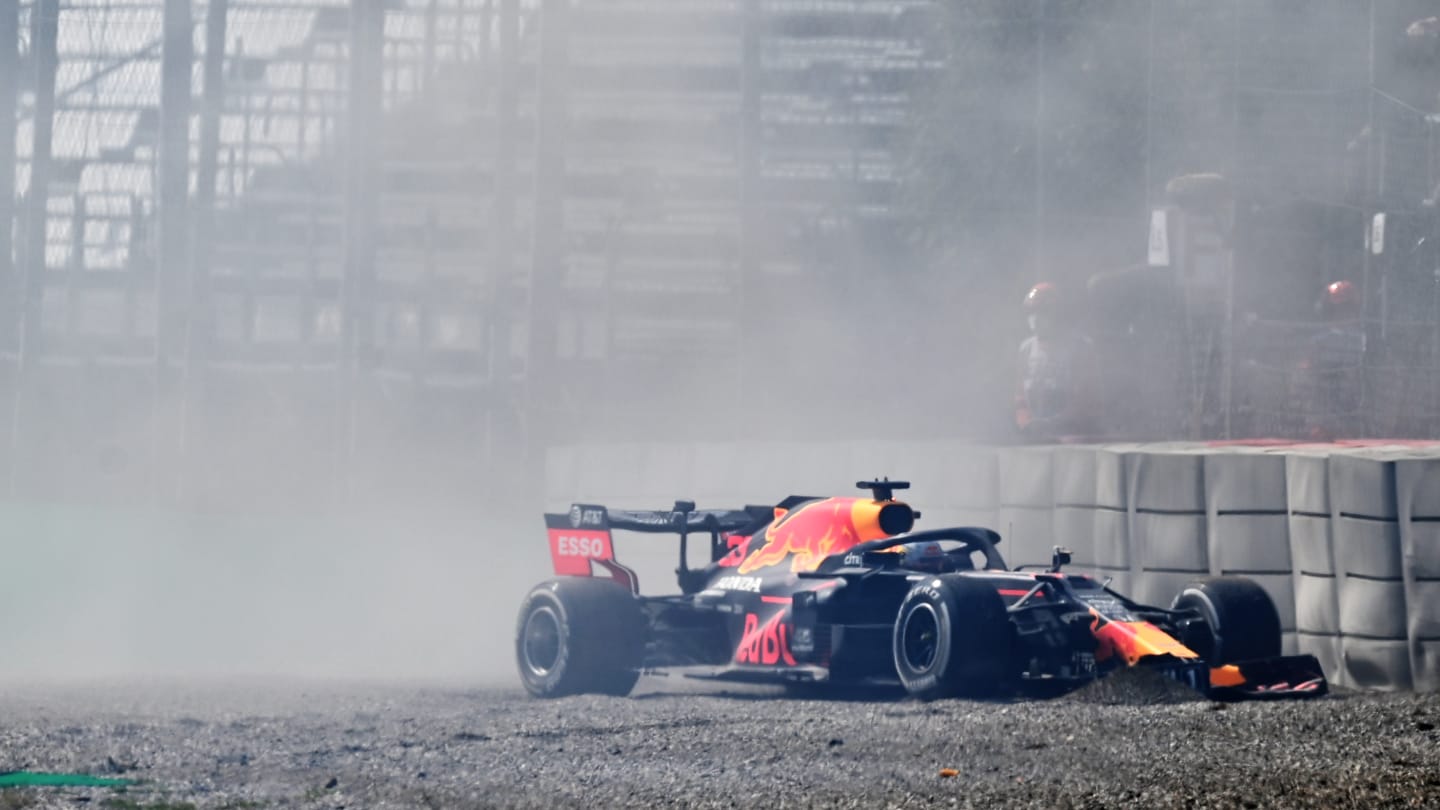 MONZA, ITALY - SEPTEMBER 04: Max Verstappen of the Netherlands driving the (33) Aston Martin Red