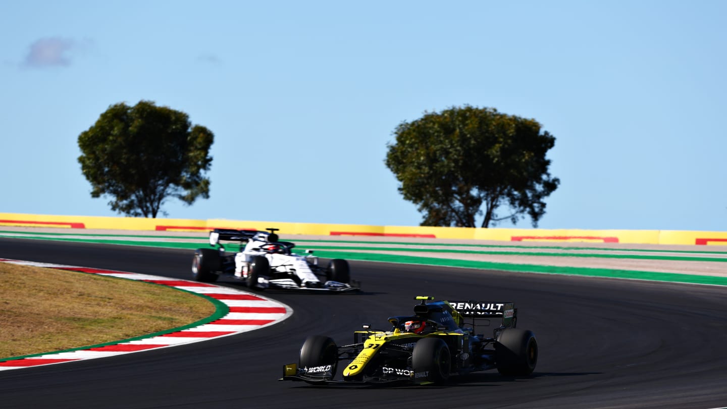 PORTIMAO, PORTUGAL - OCTOBER 23: Esteban Ocon of France driving the (31) Renault Sport Formula One