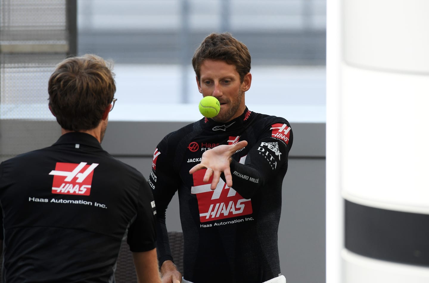 SOCHI, RUSSIA - SEPTEMBER 25: Romain Grosjean of France and Haas F1 prepares to drive during practice ahead of the F1 Grand Prix of Russia at Sochi Autodrom on September 25, 2020 in Sochi, Russia. (Photo by Kirill Kudryavtsev - Pool/Getty Images)