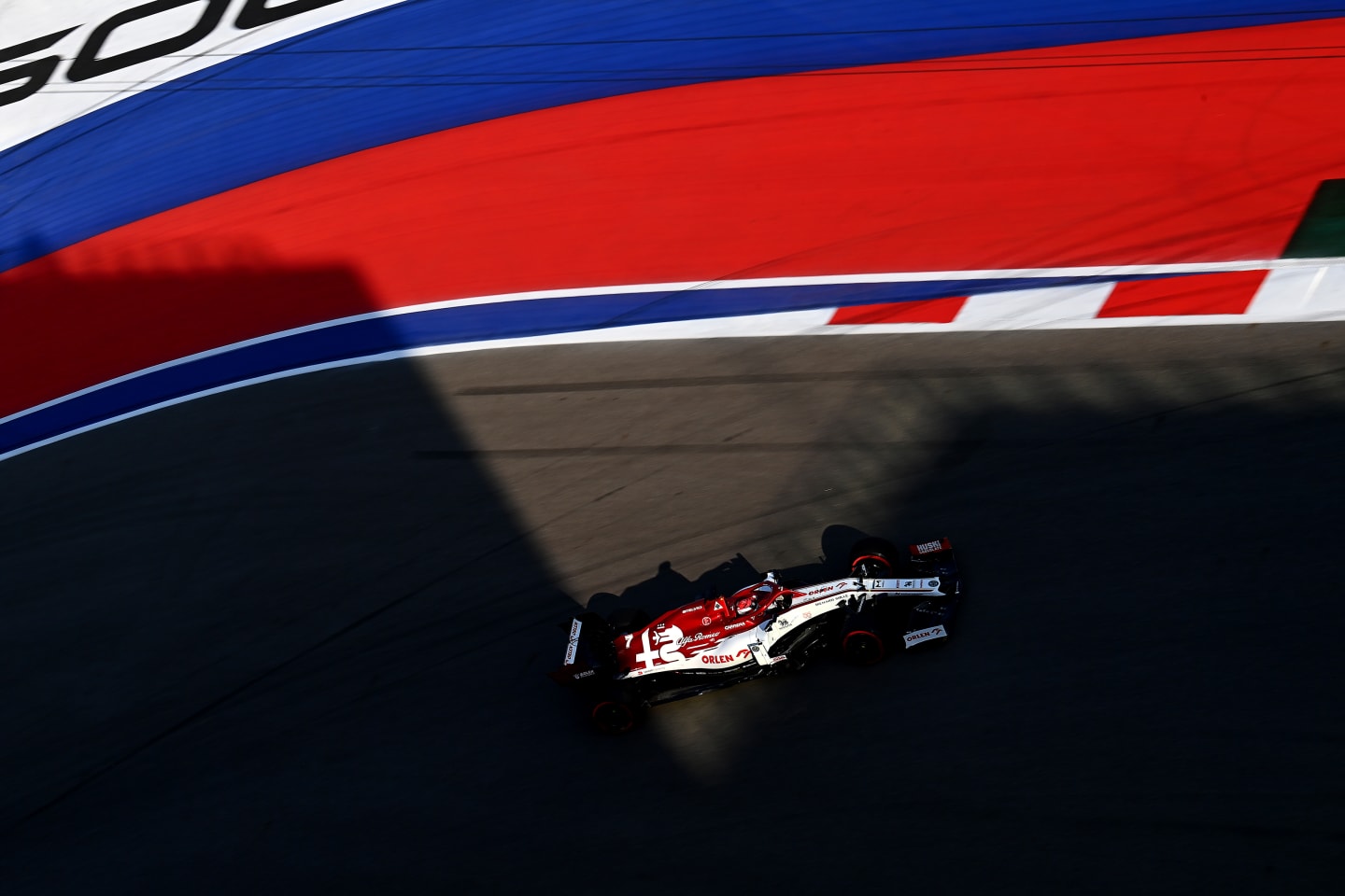 SOCHI, RUSSIA - SEPTEMBER 25: Kimi Raikkonen of Finland driving the (7) Alfa Romeo Racing C39