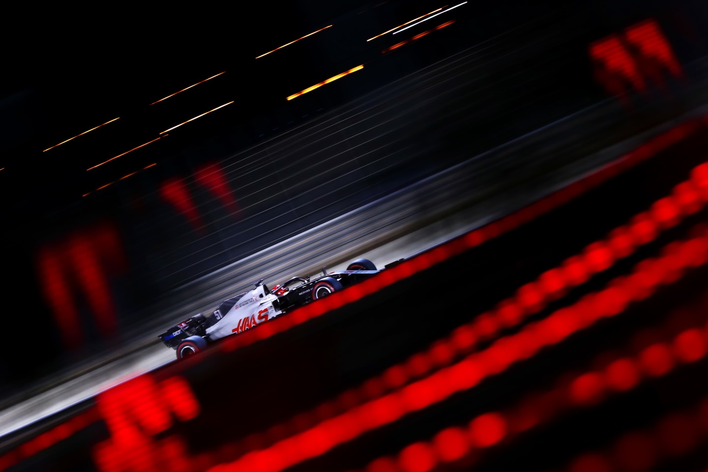 BAHRAIN, BAHRAIN - DECEMBER 04:  Pietro Fittipaldi of Brazil driving the (51) Haas F1 Team VF-20
