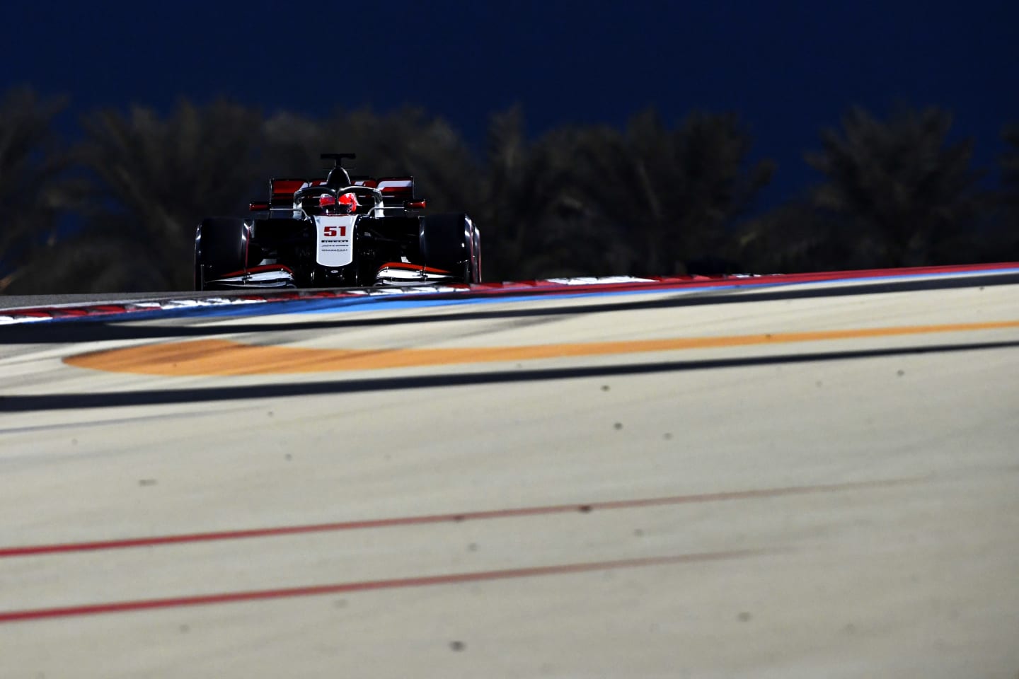 BAHRAIN, BAHRAIN - DECEMBER 05: Pietro Fittipaldi of Brazil driving the (51) Haas F1 Team VF-20 Ferrari during final practice ahead of the F1 Grand Prix of Sakhir at Bahrain International Circuit on December 05, 2020 in Bahrain, Bahrain. (Photo by Rudy Carezzevoli/Getty Images)