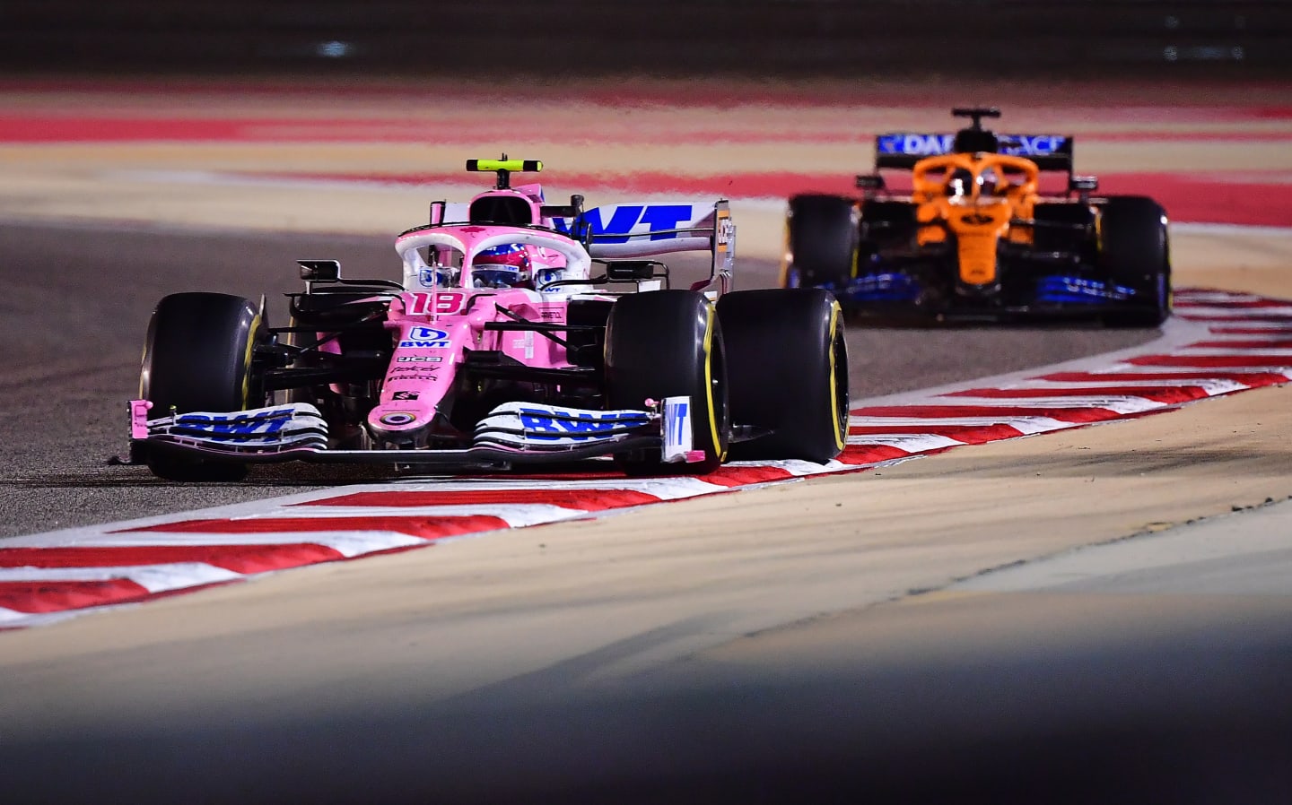 BAHRAIN, BAHRAIN - DECEMBER 06: Lance Stroll of Canada driving the (18) Racing Point RP20 Mercedes