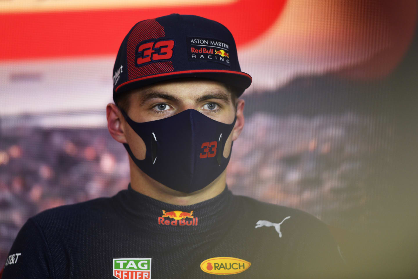 BARCELONA, SPAIN - AUGUST 15: Third placed qualifier Max Verstappen of Netherlands and Red Bull
