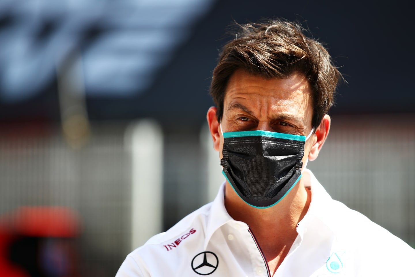 BARCELONA, SPAIN - AUGUST 16: Mercedes GP Executive Director Toto Wolff looks on during the F1