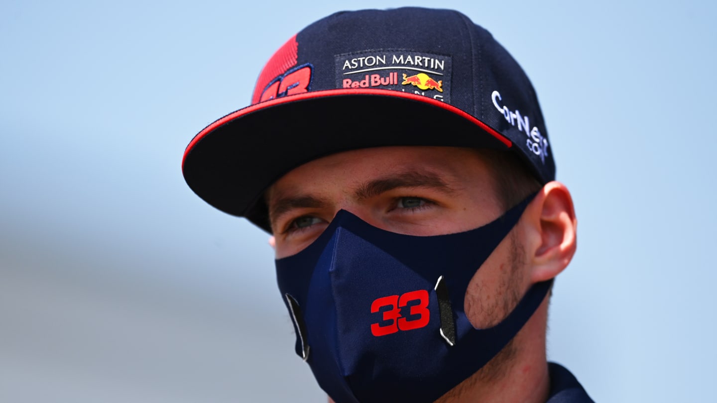 BARCELONA, SPAIN - AUGUST 13: Max Verstappen of Netherlands and Red Bull Racing arrives in the